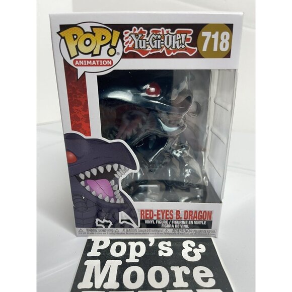 Funko Pop! Yugioh: Red-Eyes B. Dragon 718 Vinyl Figure Brand New - Picture 2 of 7